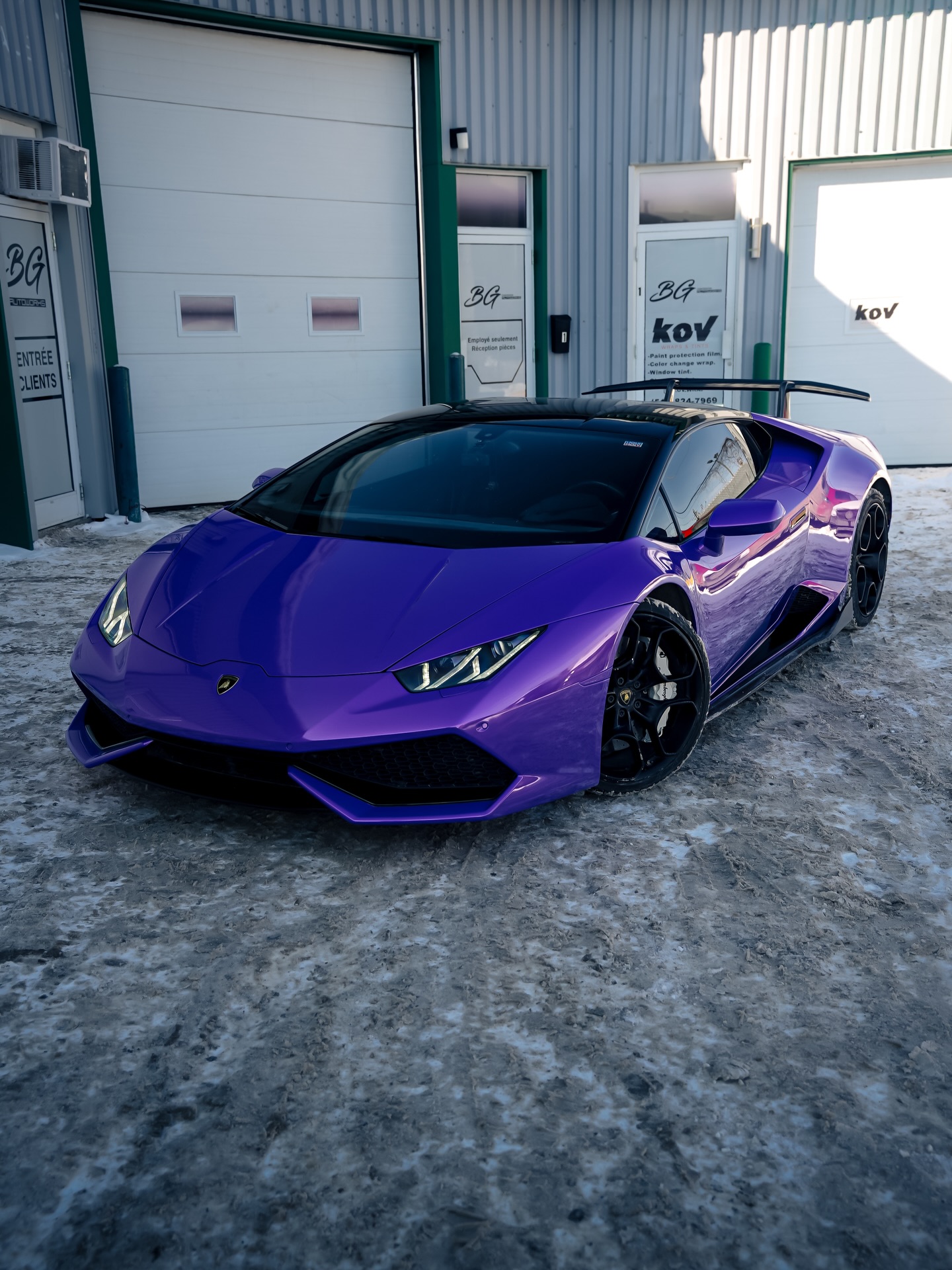 Lamborghini Huracan, Purple